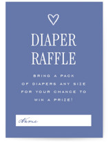 Rattle Pattern Mini Baby Shower Insert Cards