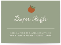 A Little Cutie Mini Baby Shower Insert Cards