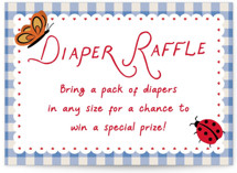 Love Bug Mini Baby Shower Insert Cards