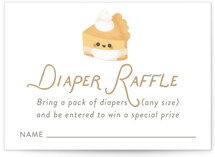 Cutie Pie Mini Baby Shower Insert Cards