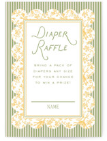 Nostalgic Mini Baby Shower Insert Cards