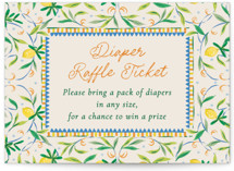 Petit Lemon Mini Baby Shower Insert Cards