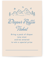 Après Ski Mini Baby Shower Insert Cards