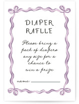 Cute Goose almost loose Mini Baby Shower Insert Cards