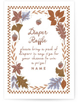 Fall in Love Mini Baby Shower Insert Cards