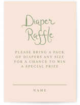 Locally Grown Baby Shower Mini Baby Shower Insert Cards