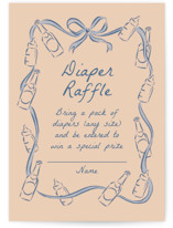 Bottles and Brews Mini Baby Shower Insert Cards