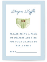 Classical Mini Baby Shower Insert Cards