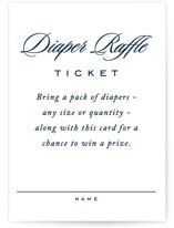 Prep Mini Baby Shower Insert Cards