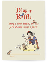 Disney's Snow White Woodland Mini Baby Shower Insert Cards