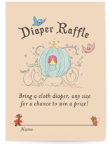 Disney's Cinderella Pumpkin Patch Mini Baby Shower Insert Cards