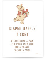 Disney's Winter Pooh Mini Baby Shower Insert Cards