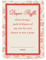 Kitty Hawk Mini Baby Shower Insert Cards