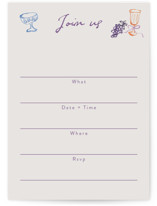 tablescape drawing Fill-In Invitations