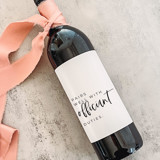 Officiant Gift Wine Label | Pairs well with Officiant Duties Bottle Labels