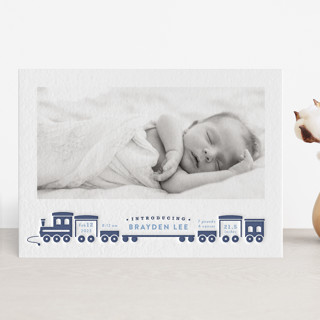welcome aboard! Letterpress Birth Announcements