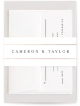 gold bars Foil-Pressed Belly Bands