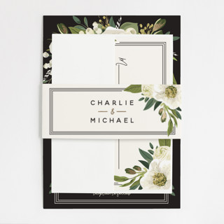 Garden Blooms Foil-Pressed Belly Bands