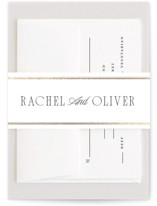 Side Stripe Foil-Pressed Belly Bands