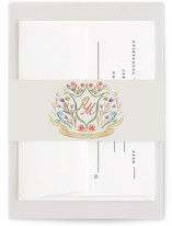 Chantilly Foil-Pressed Belly Bands