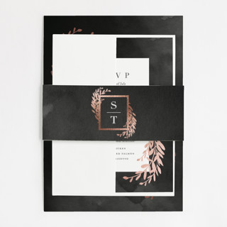 Lux branch Foil-Pressed Belly Bands