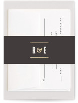 Classic Type Foil-Pressed Belly Bands