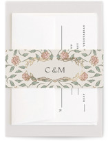 dancing in the garden Foil-Pressed Belly Bands