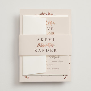 Autumnal Arch Foil-Pressed Belly Bands