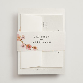 Love Blossom Foil-Pressed Belly Bands