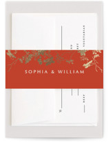 Abstract Flora Foil-Pressed Belly Bands