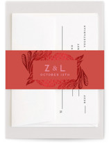 Fiery Foil-Pressed Belly Bands