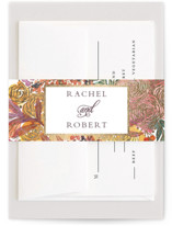 Autumn flowers Foil-Pressed Belly Bands