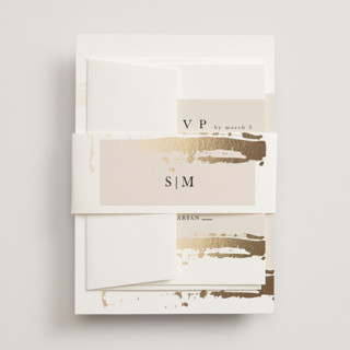 Modern Serene Foil-Pressed Belly Bands