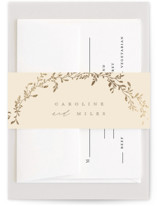 Leafy Garland Foil-Pressed Belly Bands