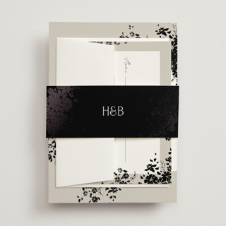 Bouquet Toss Foil-Pressed Belly Bands