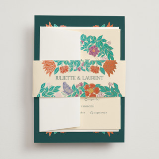 Tropical garden Foil-Pressed Belly Bands