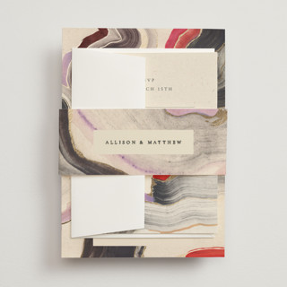 Agate Foil-Pressed Belly Bands