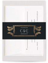 Mirror Foil-Pressed Belly Bands