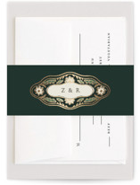 Frame Foil-Pressed Belly Bands