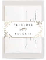 Intertwined Foil-Pressed Belly Bands