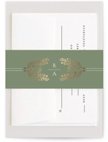 Vine Wrap Foil-Pressed Belly Bands