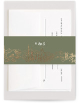 Country Elegance Foil-Pressed Belly Bands