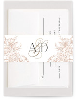 Gilded Ampersand Foil-Pressed Belly Bands