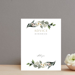 Country Garden Bridal Shower Insert Cards