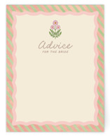 Botanical maximalism Bridal Shower Insert Cards