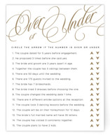Bridal Shower Script Bridal Shower Insert Cards