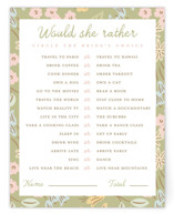 Libby Bridal Shower Insert Cards