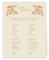 In The Garden Bridal Shower Insert Cards