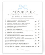 Brianna Bridal Shower Insert Cards