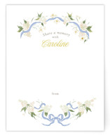 Summer Floral Bridal Shower Insert Cards